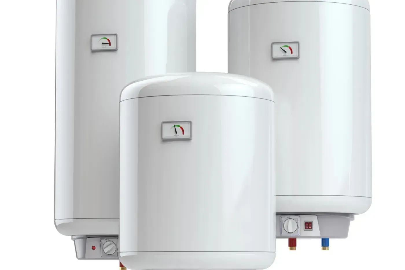 Chauffe-eau électriques de différentes contenances installés dans le Val-de-Marne